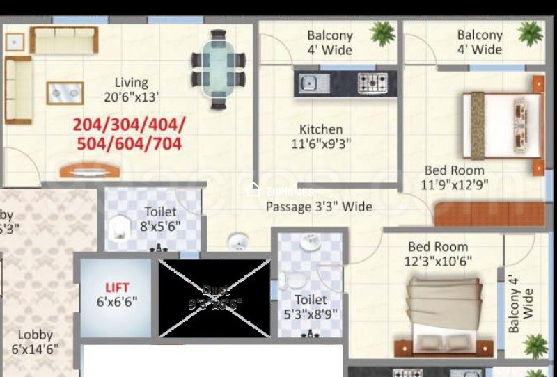 Units floor image